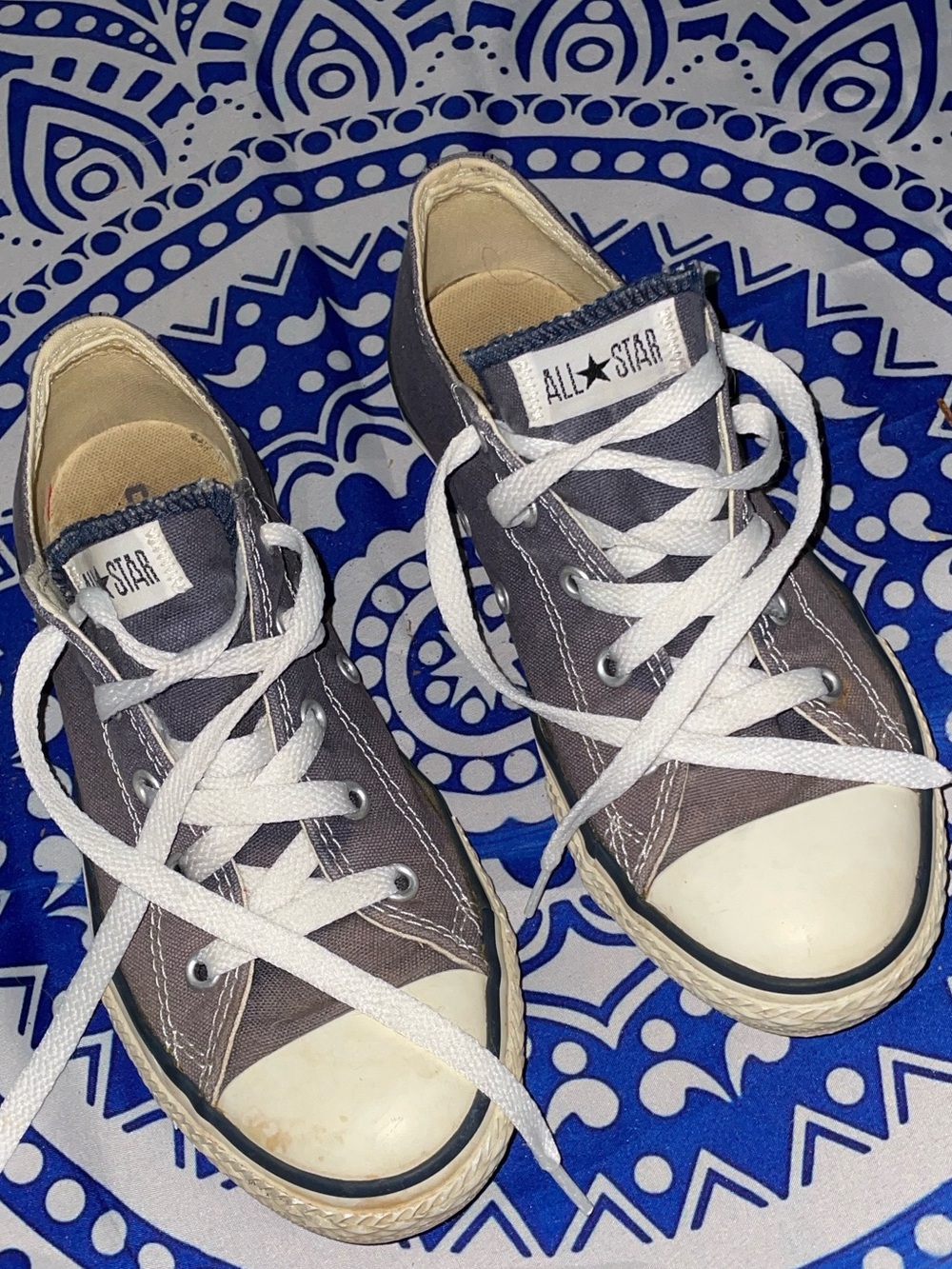 Converse All Star Kids Low Top Sneakers - Gray